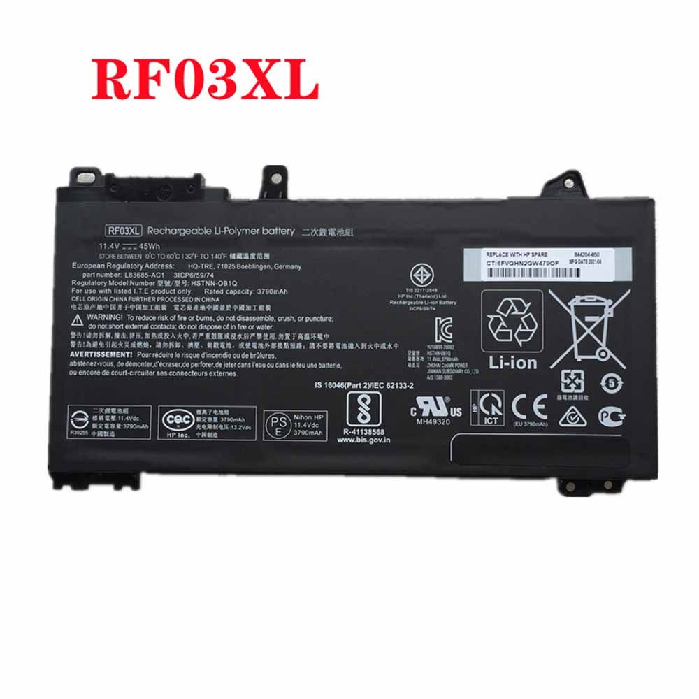 RF03XLノートPCバッテリー