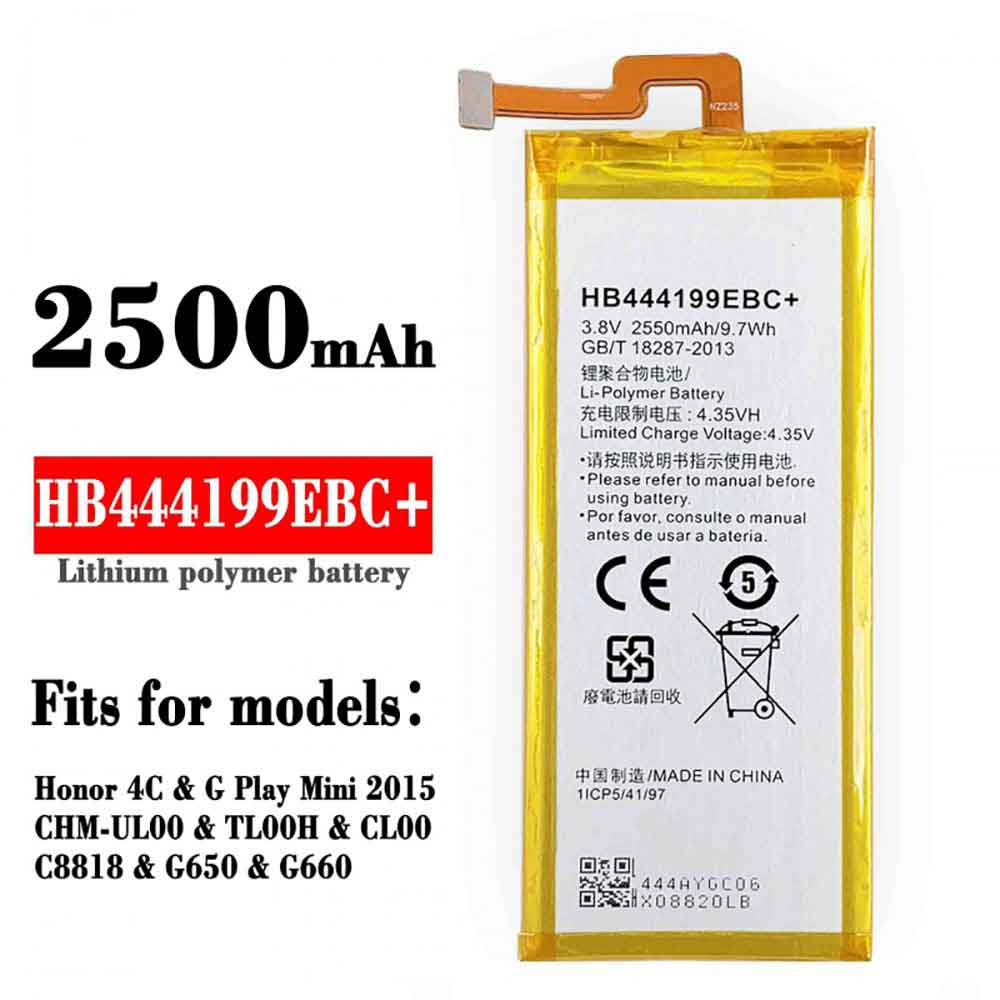 HB444199EBC+ノートPCバッテリー